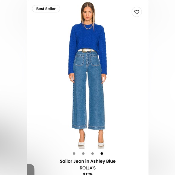 NWOT Rollas by Revolve Wide Leg high rise Ashley Jean ๐ - Picture 3 of 5